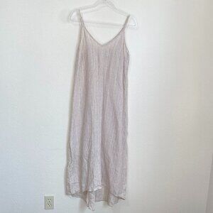 Light Pink Strappy Midi Dress